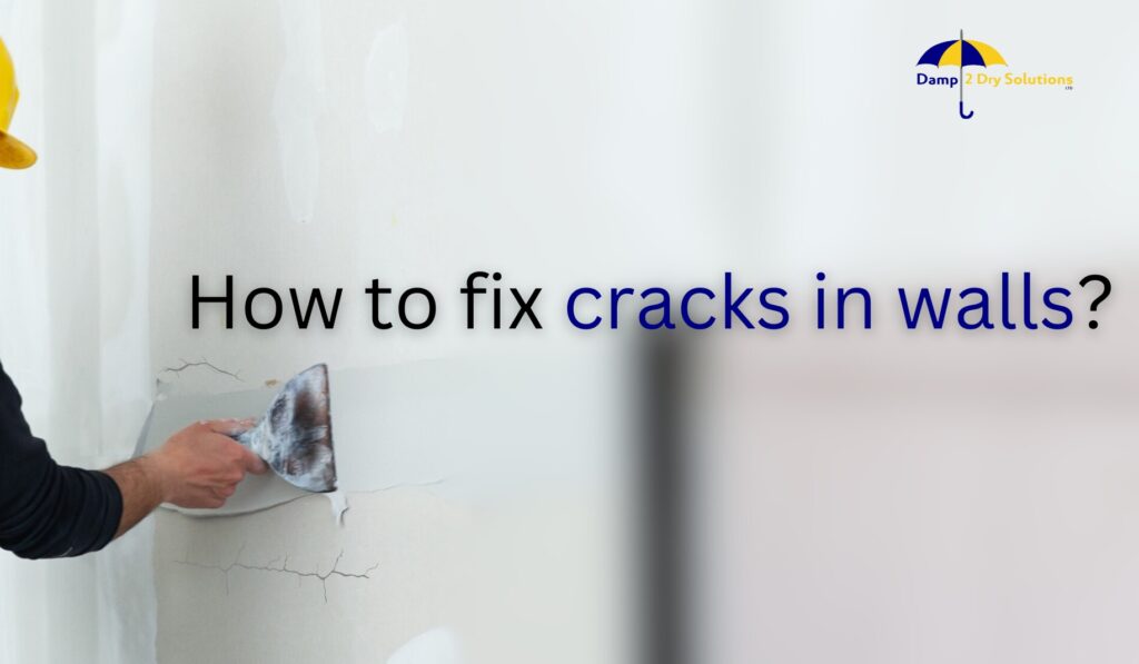 How to fix cracks in walls
